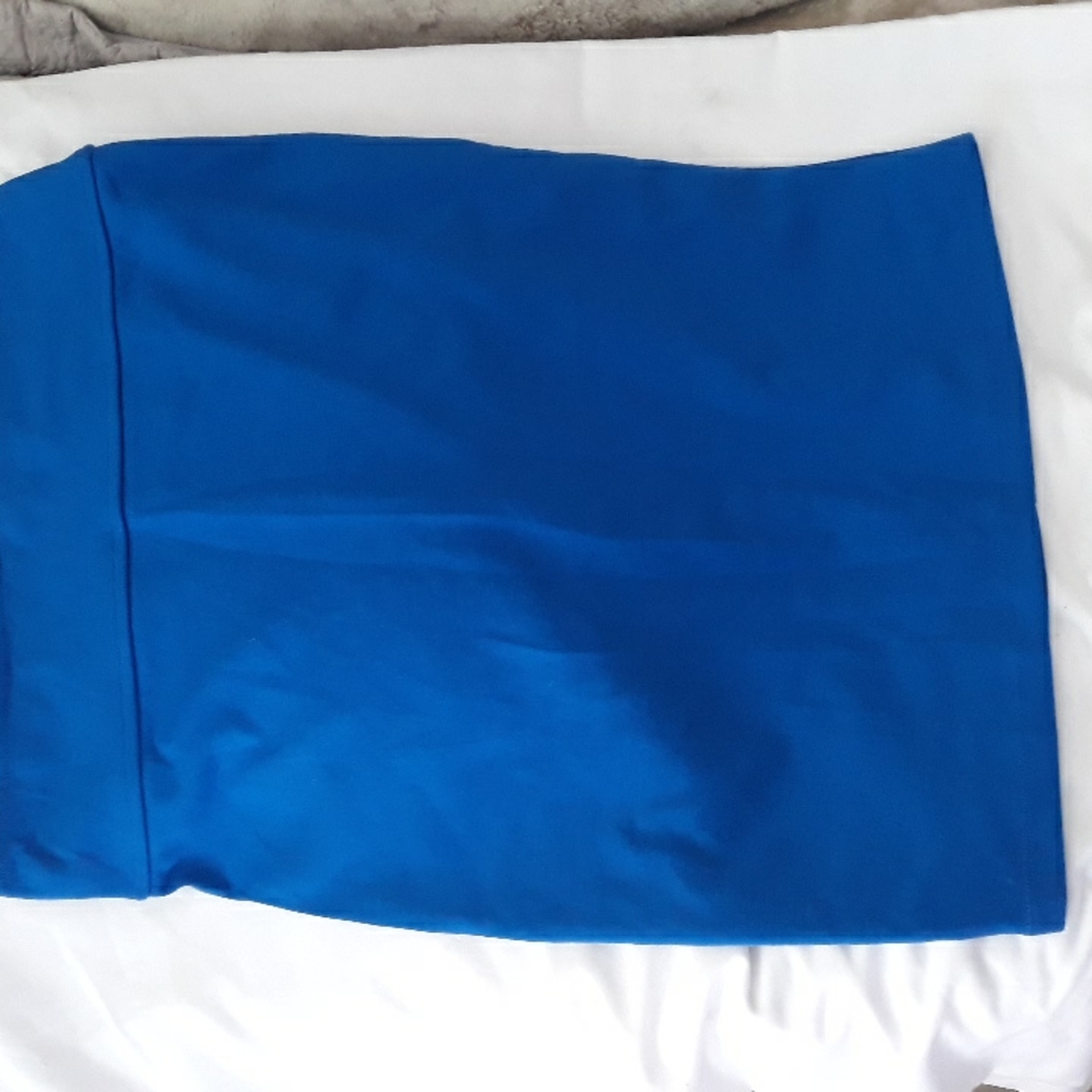 Blue skirt nwot 70% polyester 25% rayon 5% spandex